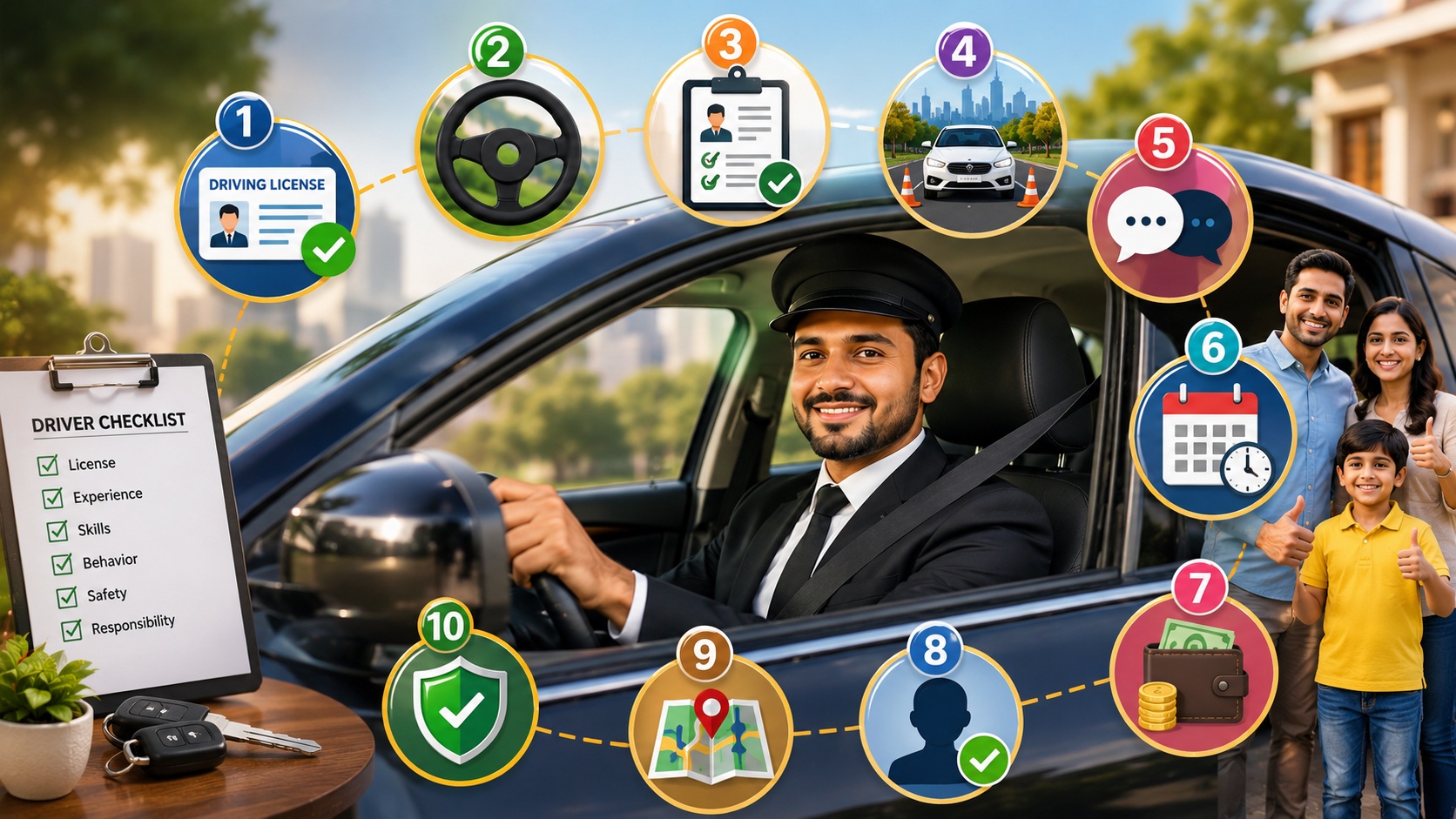 10 Things to Check Before Hiring a Private Car Driver